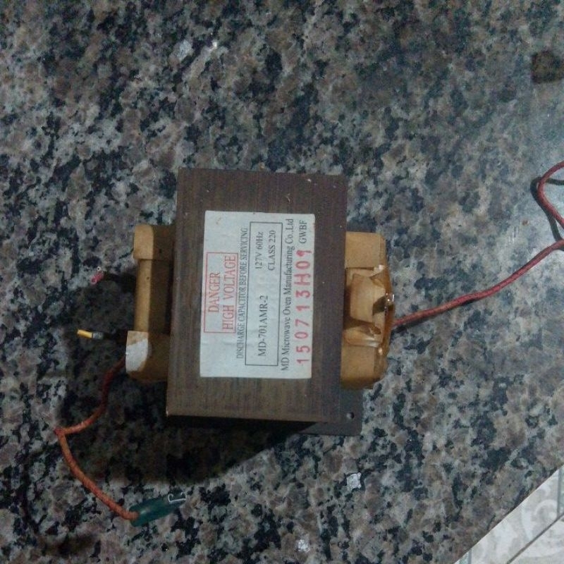 transformador de alta tensão para microondas, MD-701AMR-2 ( 127v)