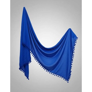 Canga Praia Lisa Pompom Moda Verão Cores Viscose Beach Bali