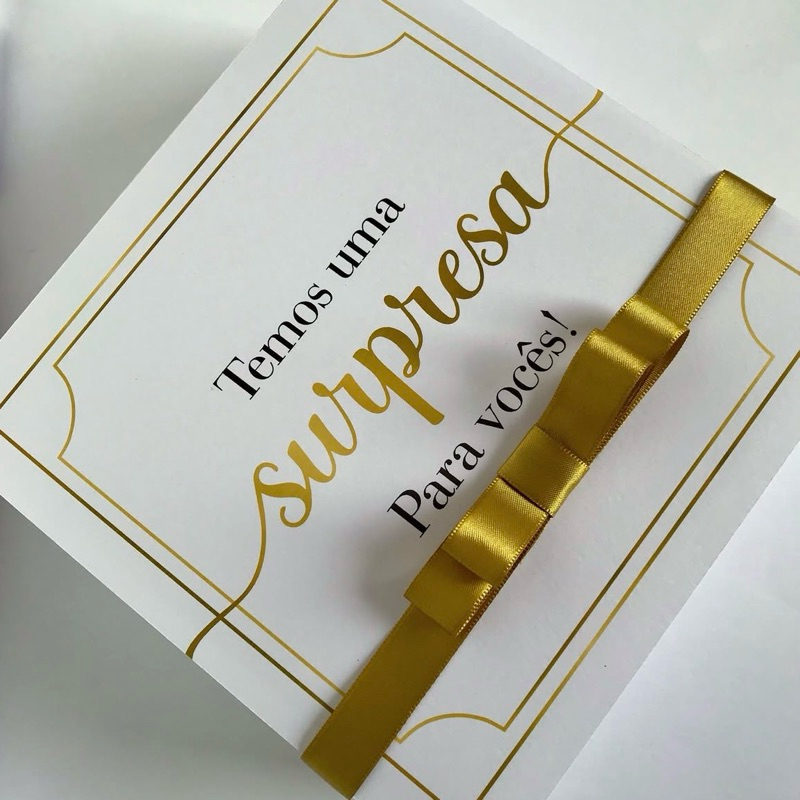 Caixa de papel Personalizada Lembrancinha Revelação Gravidez - Personalizados Festa chá de bebê chá revelação batizado
