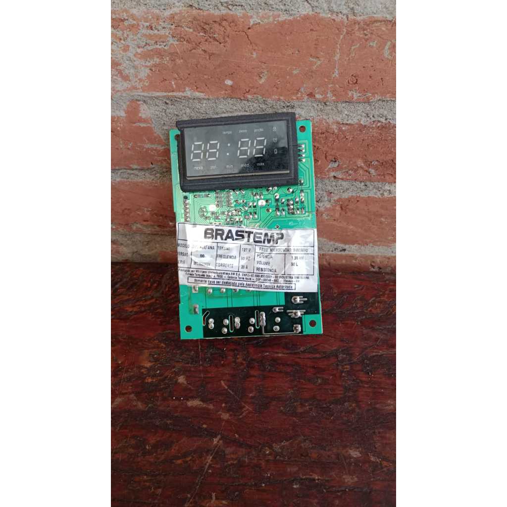 placa painel microondas brastemp bma30af 110 volts usado
