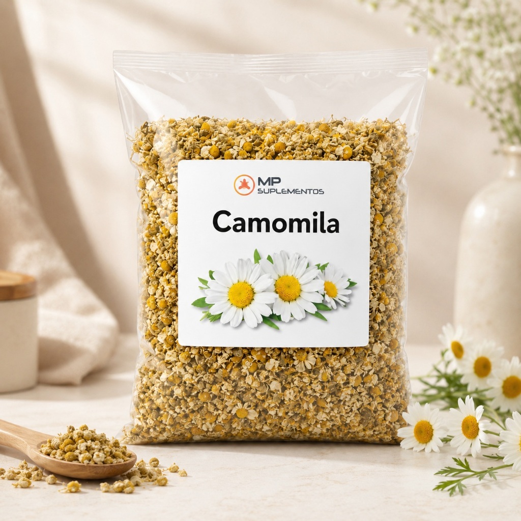 Camomila em Flor para Chá 1kg Natural Flores Inteiras Selecionadas Aroma Suave Premium