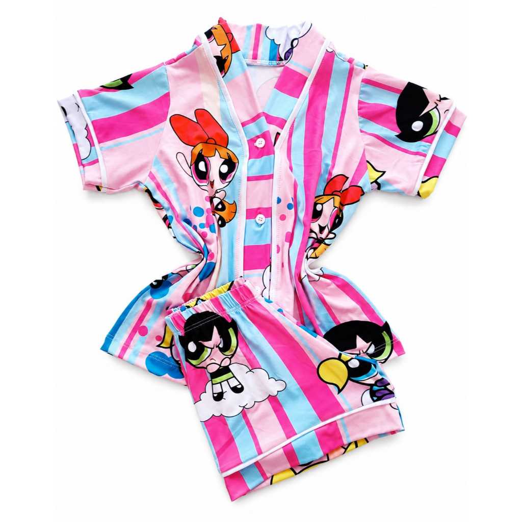 Pijama Infantil Malha Suede Premium | Conjunto Infantil Meninas Super Poderosas | Menina| Pijama Americano