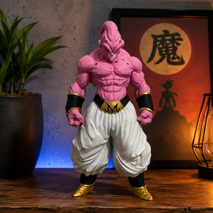 Action Figure Majin Boo Dragon Ball Z Boneco Colecionável Anime Geek