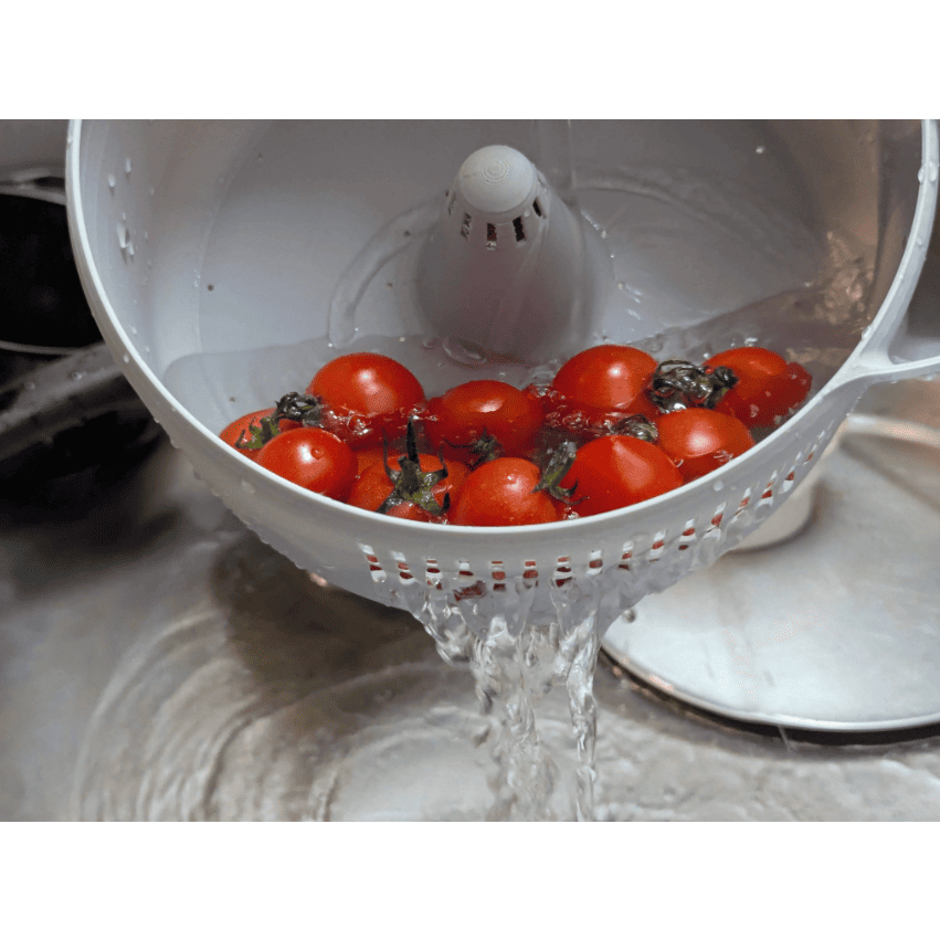 Lava E Seca Salada Frutas Legumes Cesto Escorredor Giratório