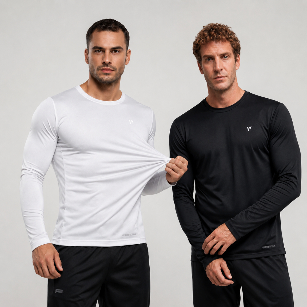 Camisa Térmica Masculina UV 50+ Segunda Pele Voker Proteção Contra Raios Solares - Promoção !