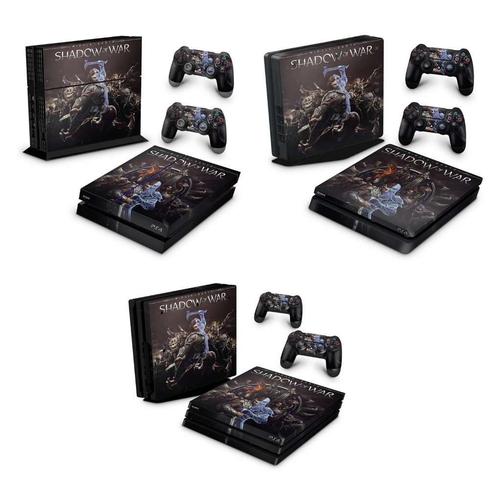 Skin Anti-Rage para PS4 FAT, SLIM ou PRO - 240 - Skin Playstation 4