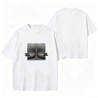 Camisa algodão manga curta 100% Algodão camiseta feminina Camiseta Feminina Oversized de camiseta oversized feminina