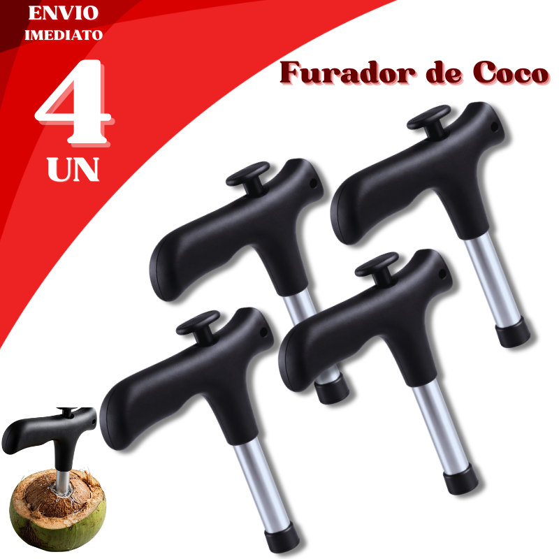 Abridor De Coco 4/2 ou 1 Unids Furador Ferramenta Prática Para Água De Coco Manual Sem Erforço Praia