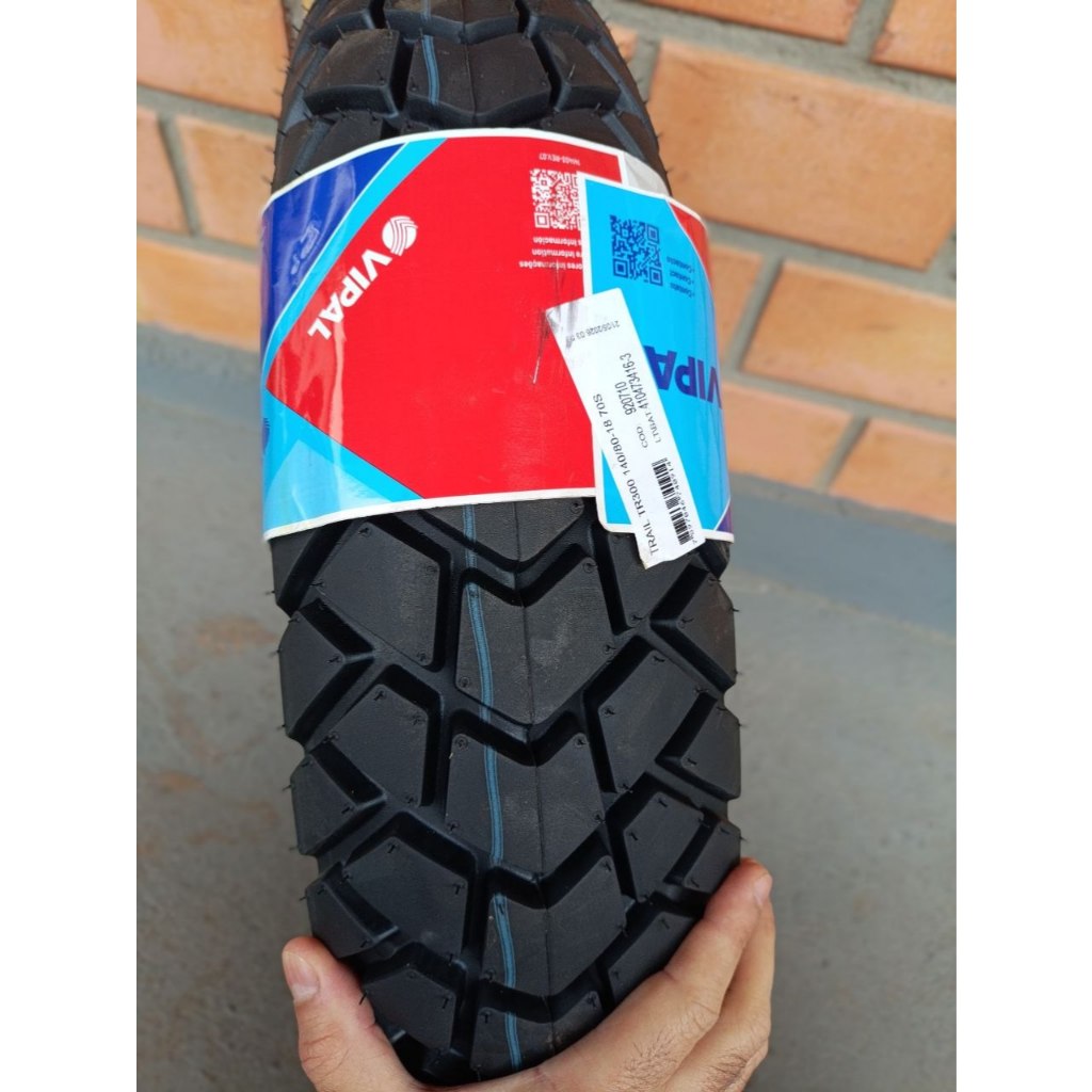 Pneu Moto Vipal Traseiro 140/80-18 TR300 XRE300 Sahara 300 Tornado XTZ Lander Tenere