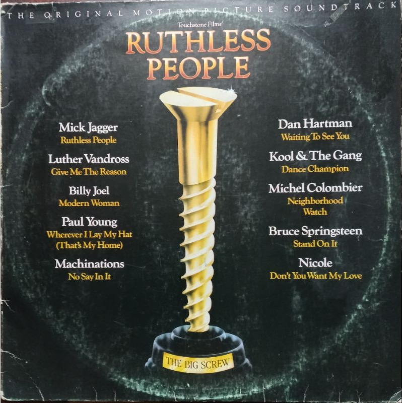 DISCO DE VINIL-RUTHLESS PEOPLE ,TRILHA SONORA ORIGINAL (1983)