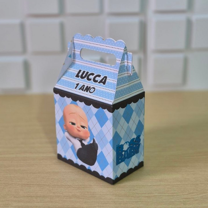 Lembrancinha personalizada O PODEROSO CHEFINHO/ Caixinha personalizada CHEFINHO  maleta joy