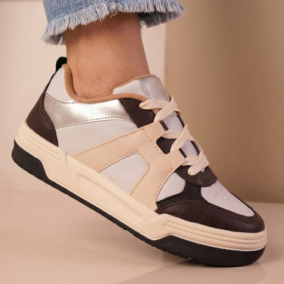 Tênis Feminino Estiloso Casual Confortável Moda 34 ao 39 Versátil Leve Casual Promoção