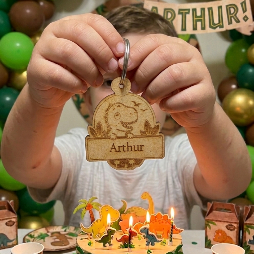 Chaveiros Dinossauro Personalizados nome da criança | Lembrancinha Festa Jurassic