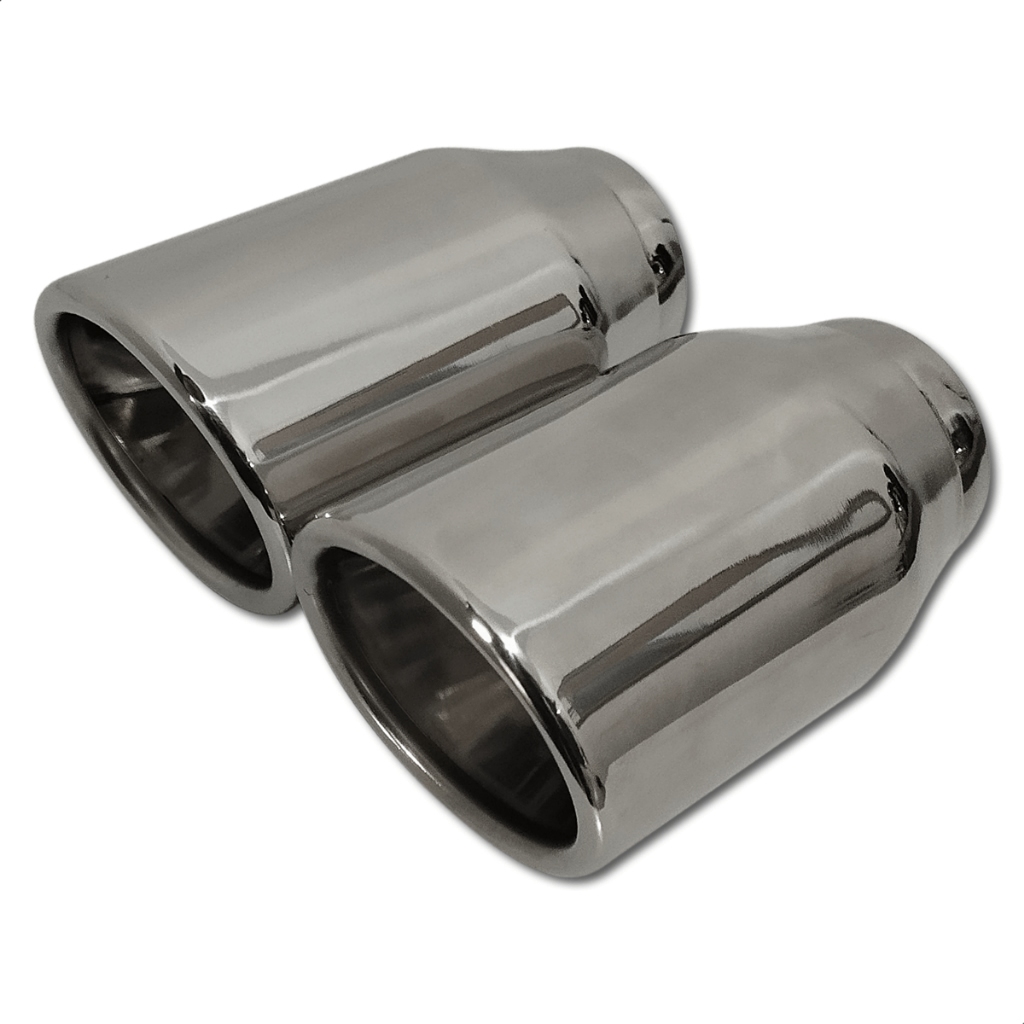 Par Ponteiras Escapamento Aço Inox 304 Vw Polo Golf Jetta Up Tsi