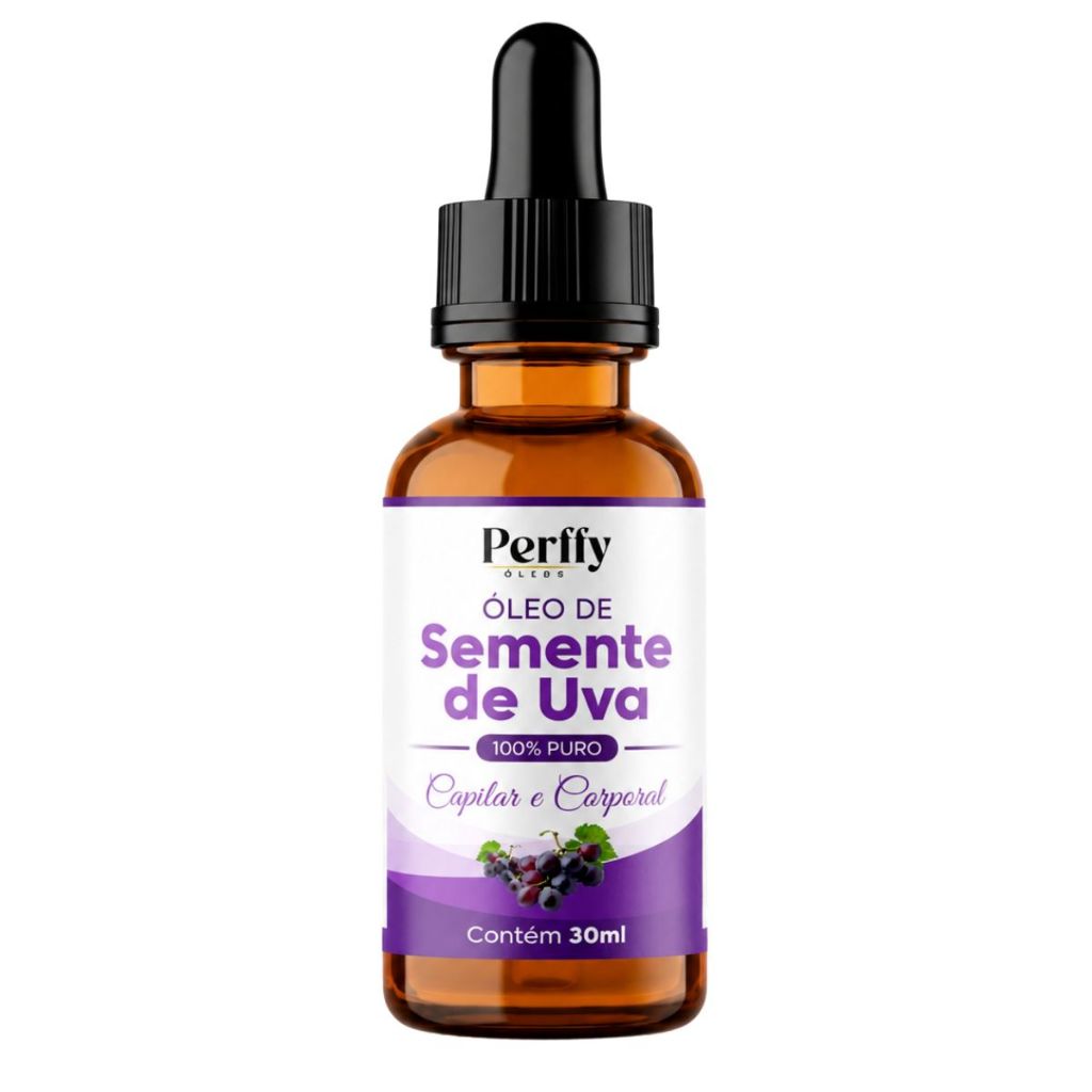 Óleo de Semente de Uva 30ml Vegetal 100% Puro - Essential Pure