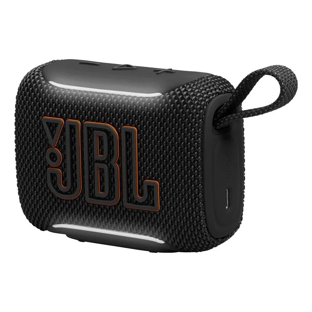 Caixa de Som JBL GO5 JBLGO5BLKBR Bluetooth Portátil Prova Dágua Preto