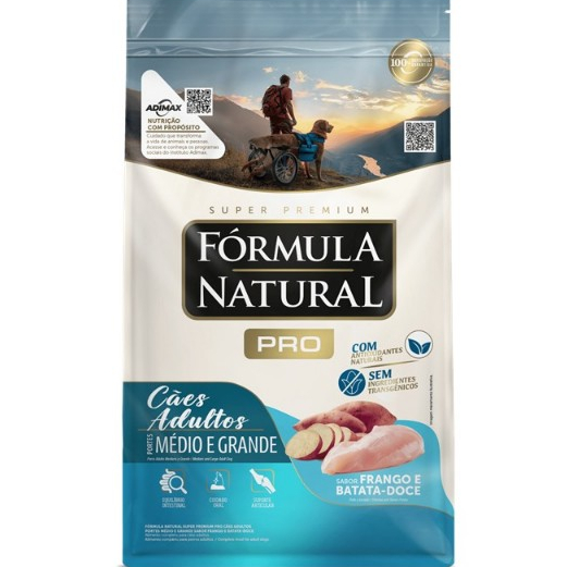 Fórmula Natural Pró 15kg Adulto Médio/Grande Cães Ração