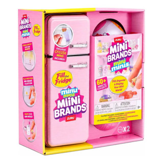 Mini Geladeira Fill The Fridge Com 2 Bolas Surpresa Mini Itens Colecionáveis