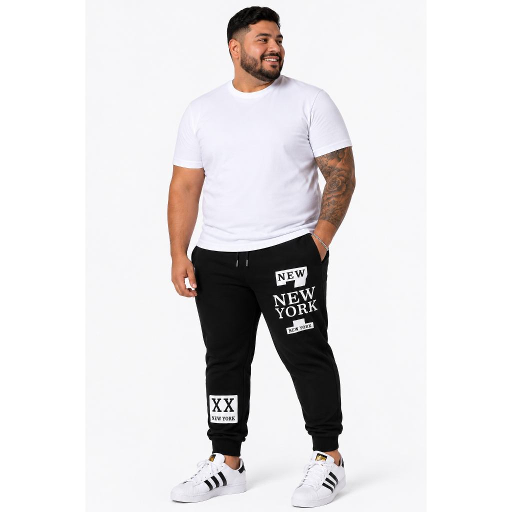 Calça moletom New York Masculina Modelo Jogger