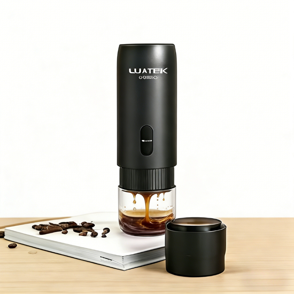 Máquina de Café Espresso Portátil 3 em 1 | Compacta e Recarregável