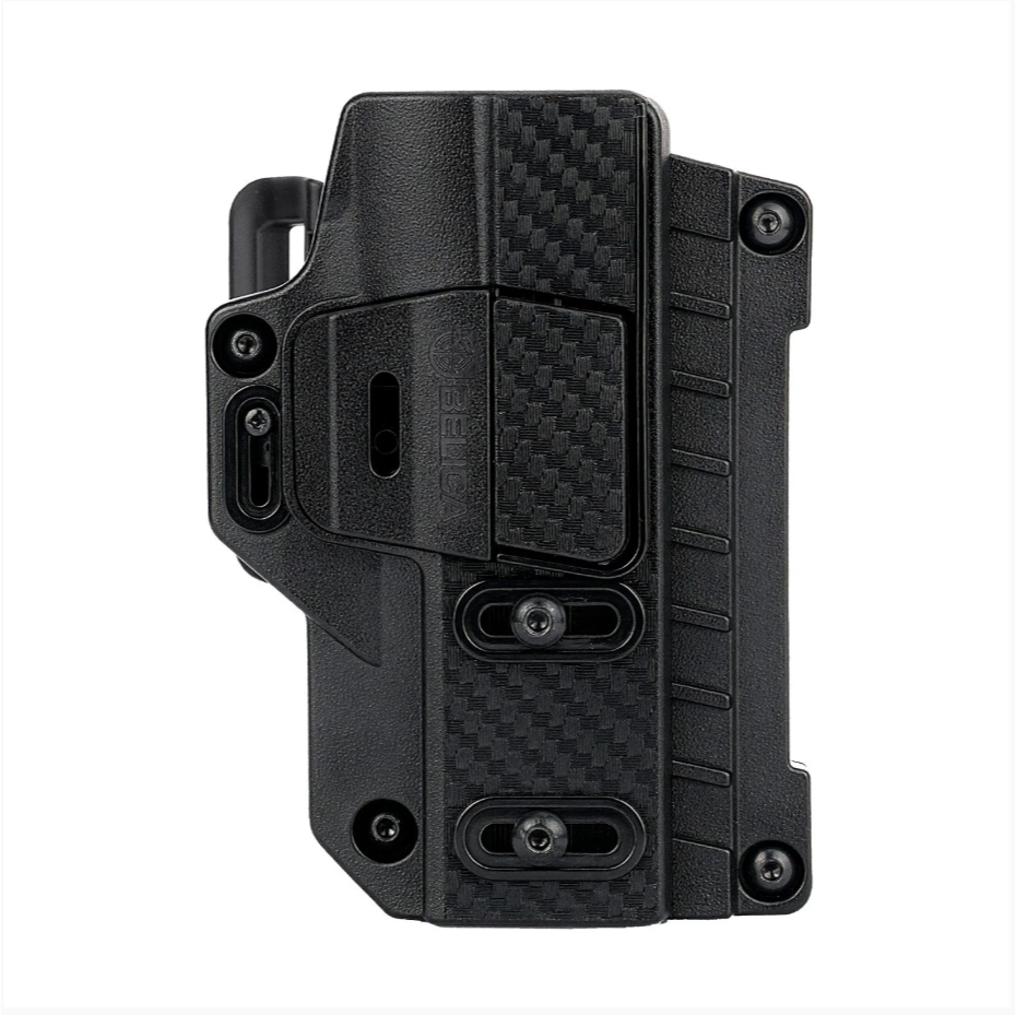 Coldre INFINITY Bélica -Cintura/Passador BERETTA APX IMBEL GLOCK TS9 G45 G17 G19 G22 SIGSAUER PT 100