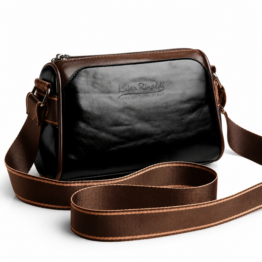 Bolsa Feminina Alça Transversal e Tira Colo Couro Premium Tamanho Pequena Casual e Trabalho