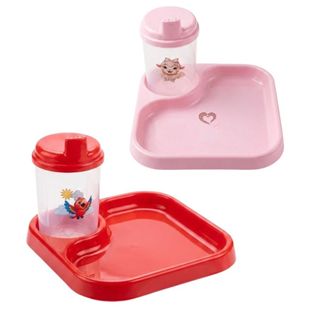 Conjunto Pratinho Copo Infantil Injetemp Promocao