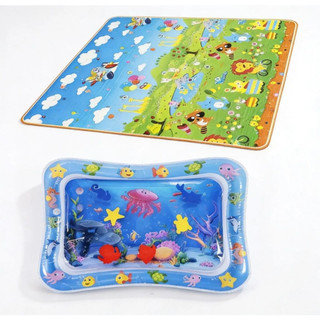 Kit 2 Tapetes Interativos Infantil Pedagógicos Sensorial Intuitivo Coordenação Tatame Dob…