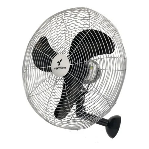 Ventilador de Parede 50cm Preto Pintura Epóxi Cromada - Ventisilva Bivolt Envio Imediato!