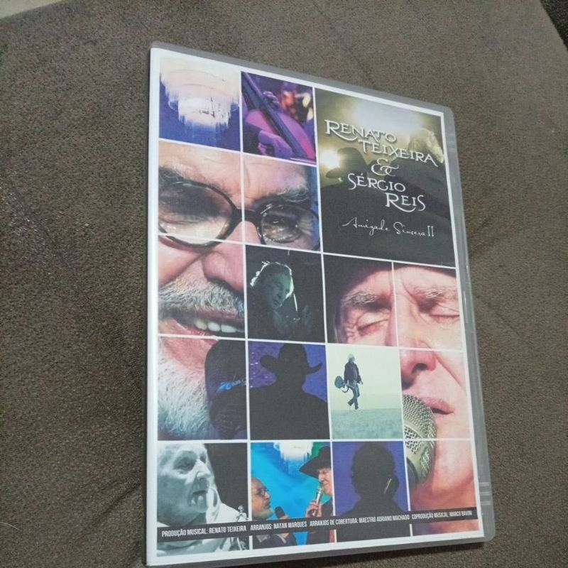 DVD Renato Teixeira e Sérgio Reis & Renato Teixeira Amizade Sincera 2