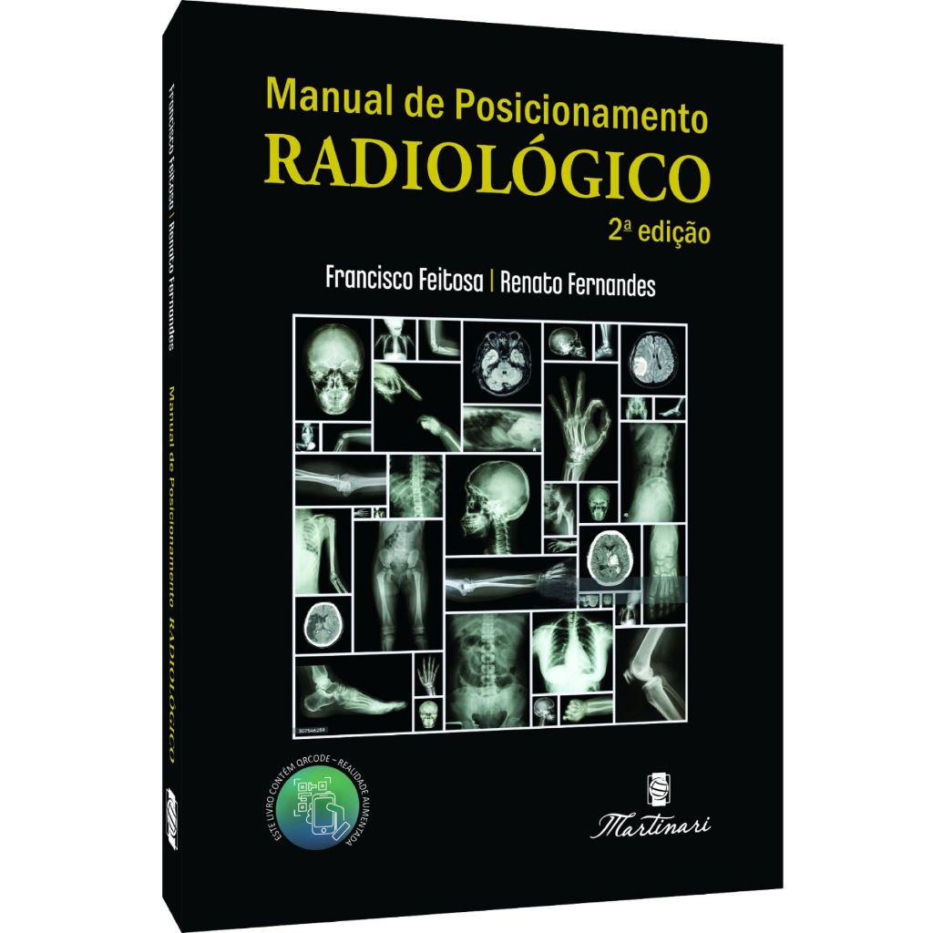 Manual de Posicionamento Radiológico de Bolso | Técnicas Básicas Colorido | Realidade Aumentada