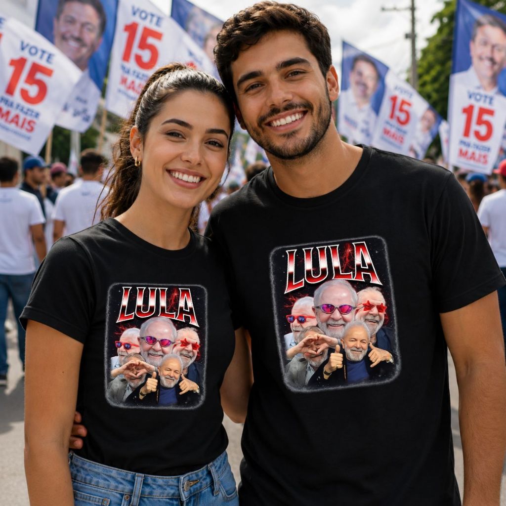 Camiseta Unissex Lula O Pai Ta On Lançamento Politica Qualidade Premium