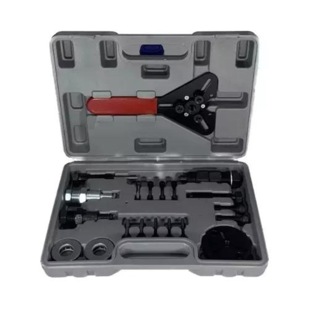 KIT SACA E INSTALA TRAVA CUBO COMPRESSOR AC COM MALETA