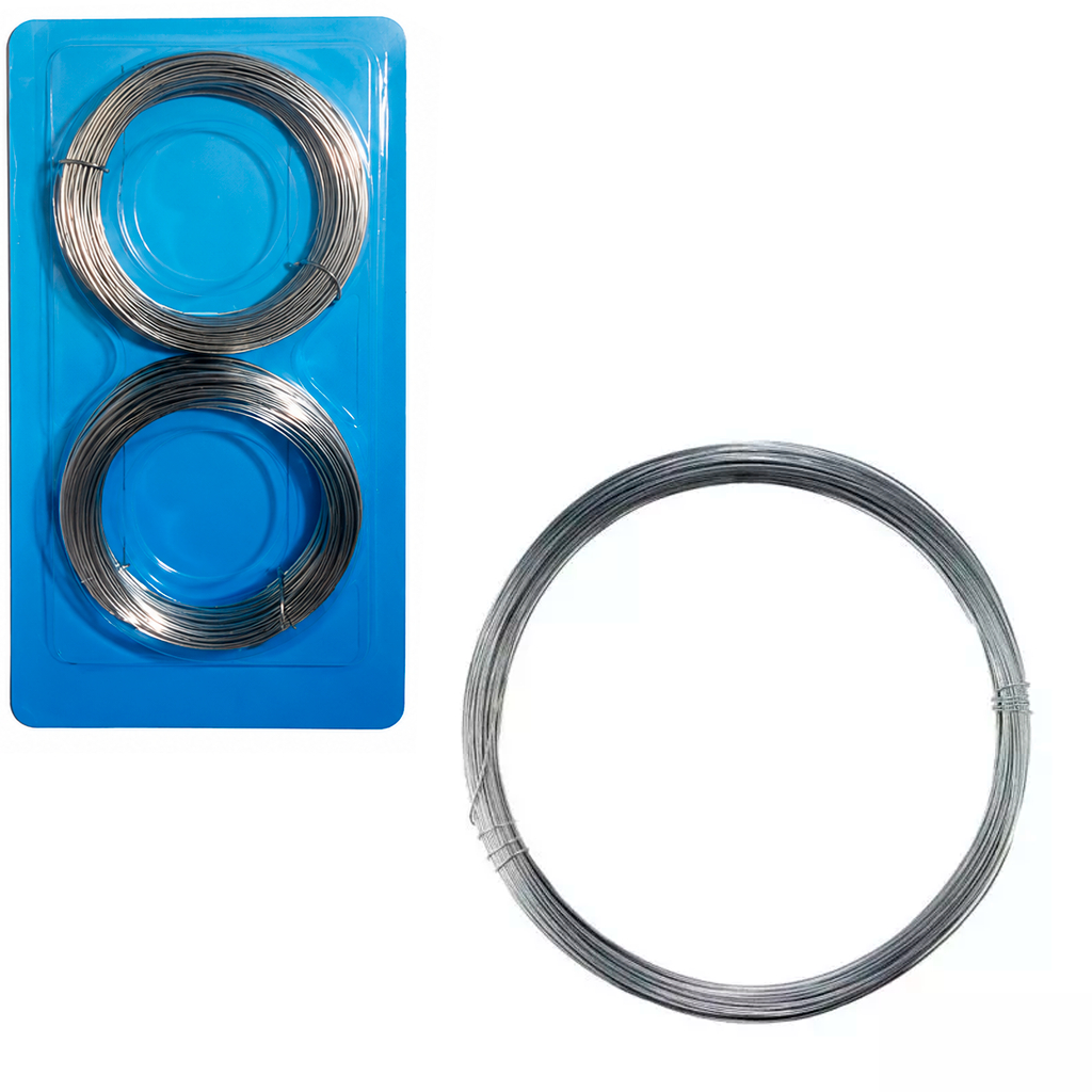 Arame Liso Galvanizado 0,7mm 15m Resistente Para Amarrações