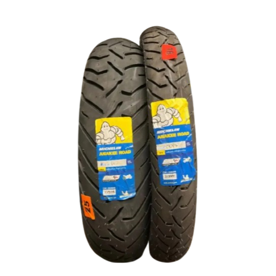 Par Pneu Triumph Michelin Anakee Road 90/90-21 + 150/70-17 Tiger 800 900 Dianteiro Traseiro