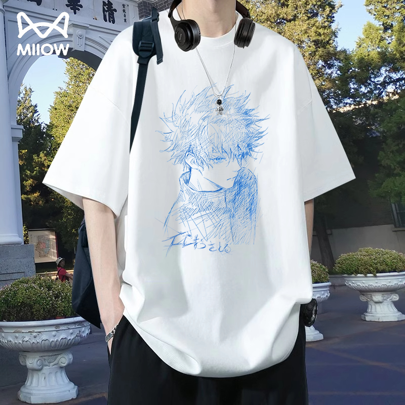 Camiseta masculina de manga curta 100% algodão versátil — lançamento 2026, verão, streetwear exclusivo high street estil