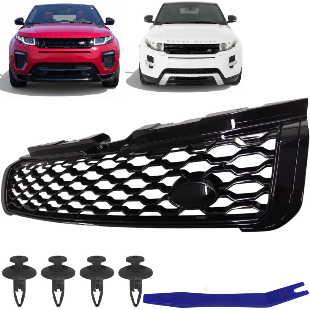Grade Parachoque Frontal Radiador Colmeia Evoque Dynamic 2012 2013 2014 2015 2016 2017 2018 2019