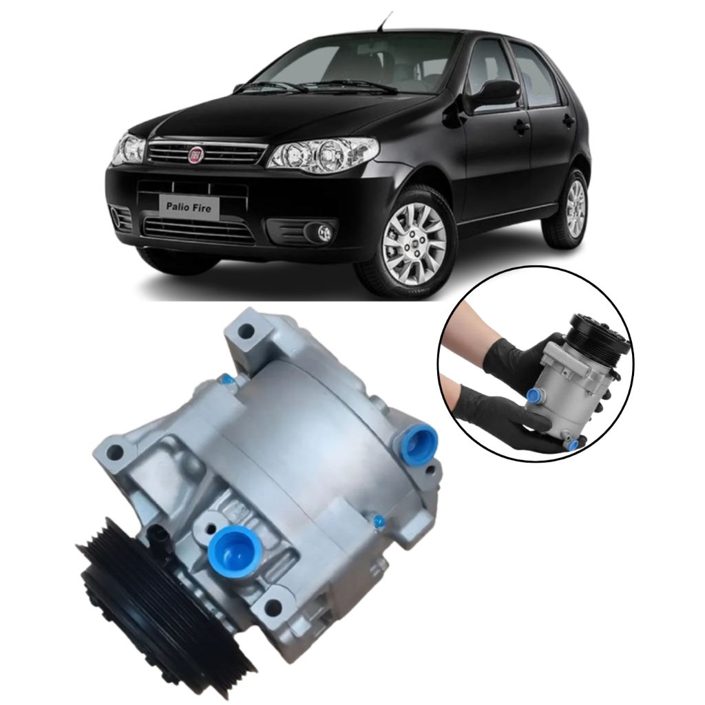 Compressor De Ar Denso Sc08c Fiat Palio Uno Fire