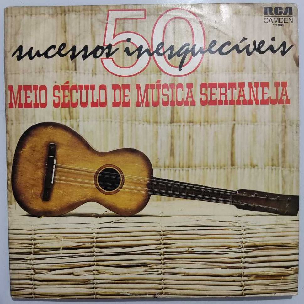 LP Vinil Duplo 50 Sucessos - Meio Século de Música Sertaneja (1979) Tonico e Tinoco, Tião Carreiro