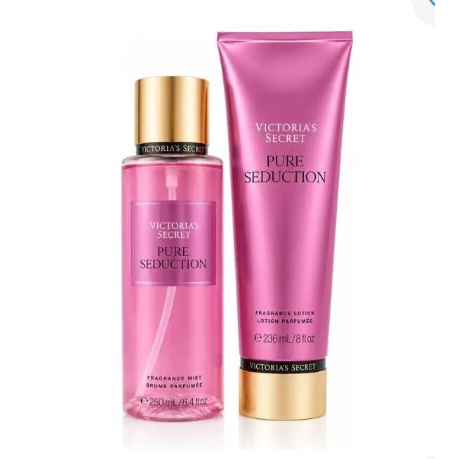 Kit Pure Seduction Body Splash + Creme Hidratante Victoria's Secret  Original