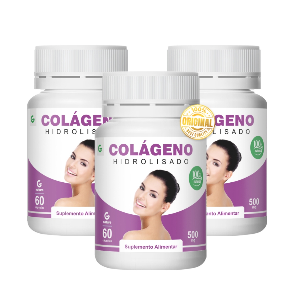 COMBO 3X COLÁGENO C/60 CÁPS GENATURE