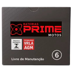 Bateria De Moto Prime 6 Pm