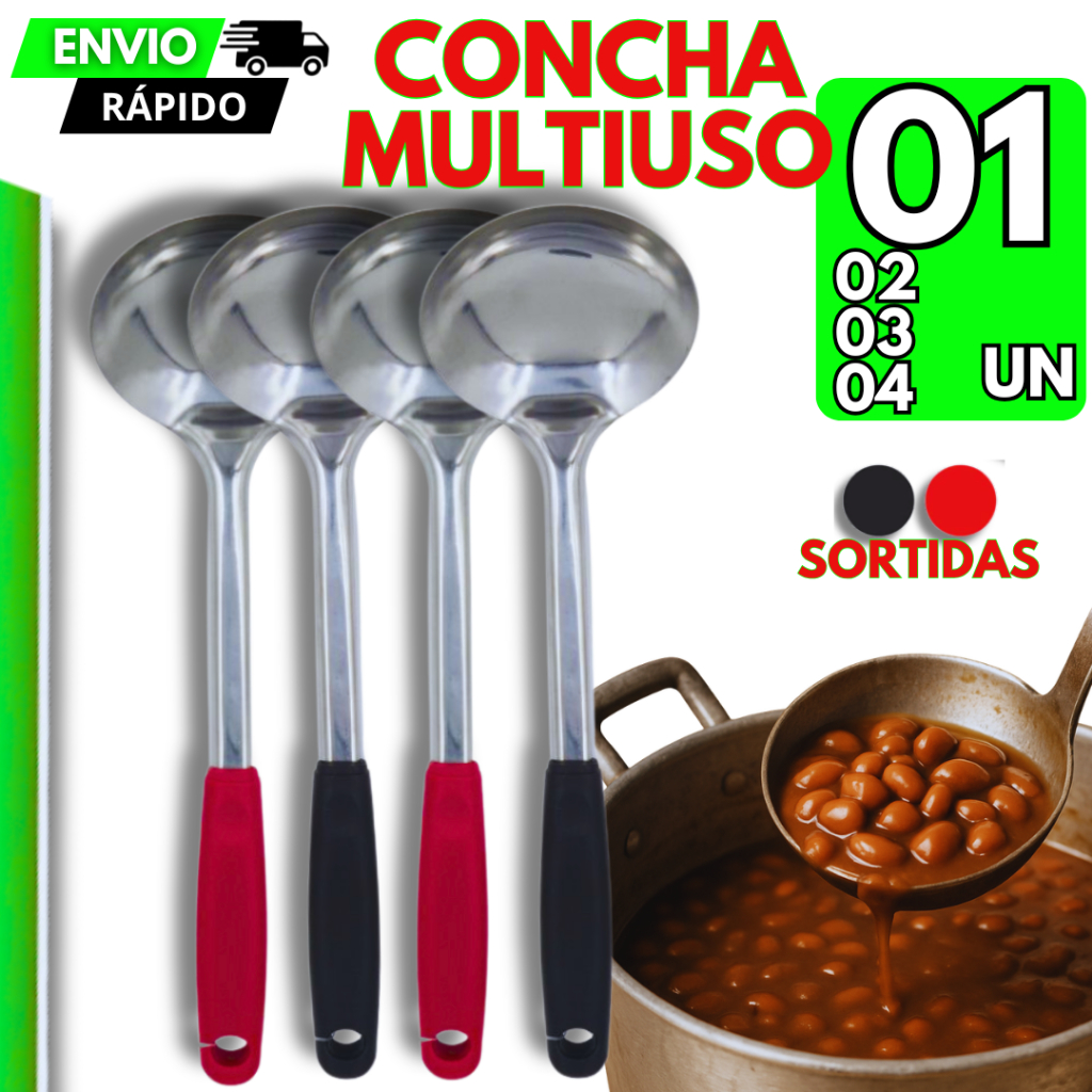 4/3/2/1 Concha Linha Premium Multiuso Feijão Caldos Sopa Restaurantes Padaria