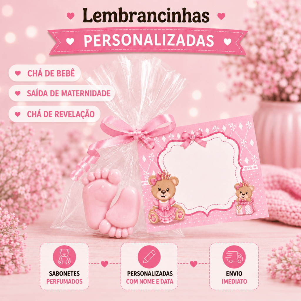 10 Kit de Lembrancinhas para Chá Revelação e Gêmeos   ( 10 PARES )