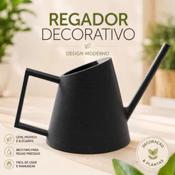 Regador para Plantas Leve e Compacto, Ergonômico e com Bico Fino para Regar com Precisão 450ml.