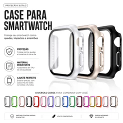 Capa Case Capinha Película APPLE WATCH 11 10 9 8 7 6 5 4 3 2 SE 38mm 40mm 41mm 42mm 44mm 45mm 46mm