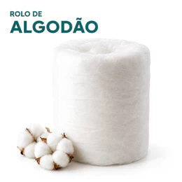 Rolo De Algodão Hidrófilo 500g Prensado e Macio