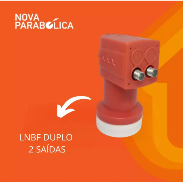 Kit Receptor Digital Vivensis VX10 + Lnbf Duplo + Cabo + Conectores — imagem 2 de 2