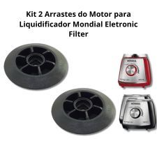 Kit 2 Arrastes do Motor para Liquidificador Mondial L60 L66 Peça Reposição