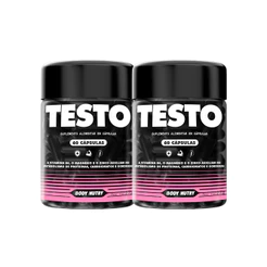 Kit 2x Testo Feminy (Boro + ZMA + Magnésio) Força Energia e Disposição 60 Cápsulas - Body Nutry